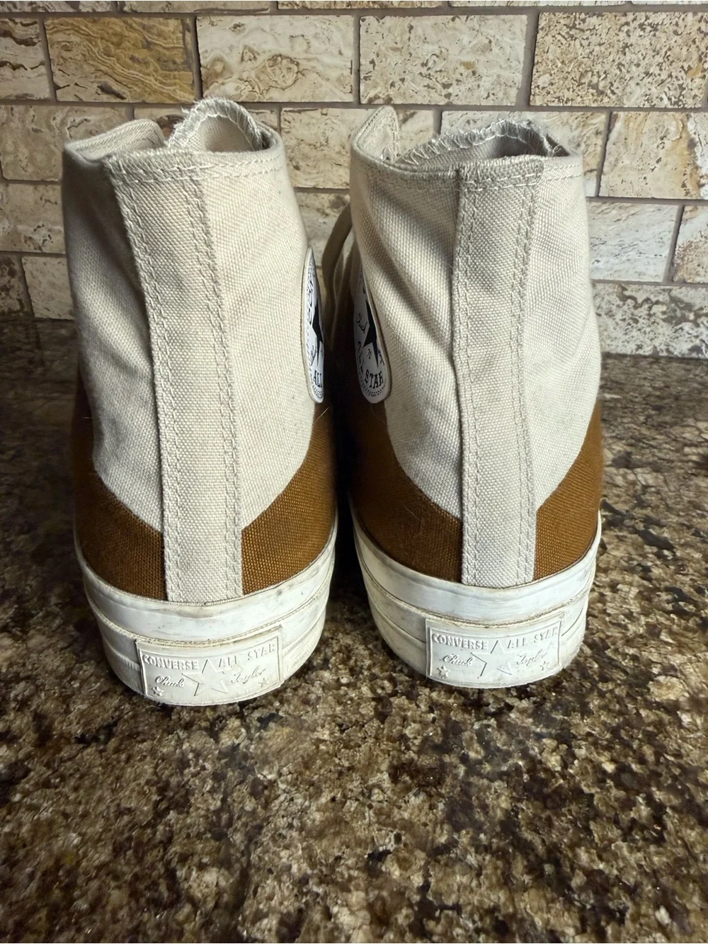 Converse Chuck 70 High Top Stitched Canvas Mens Size 10 Women’s Size 12 Two Tone